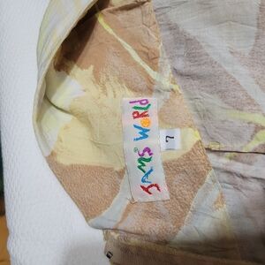 Jams World Beige and Yellow Mini Dress